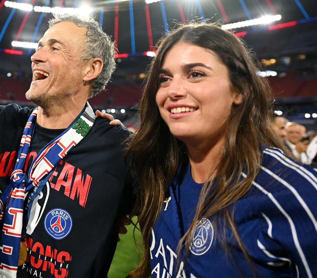 Luis Enrique y Sira Martínez en una imagen de archivo