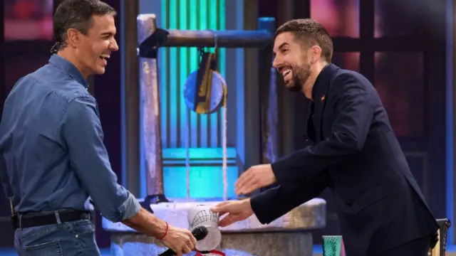 Pedro Sánchez y David Broncano