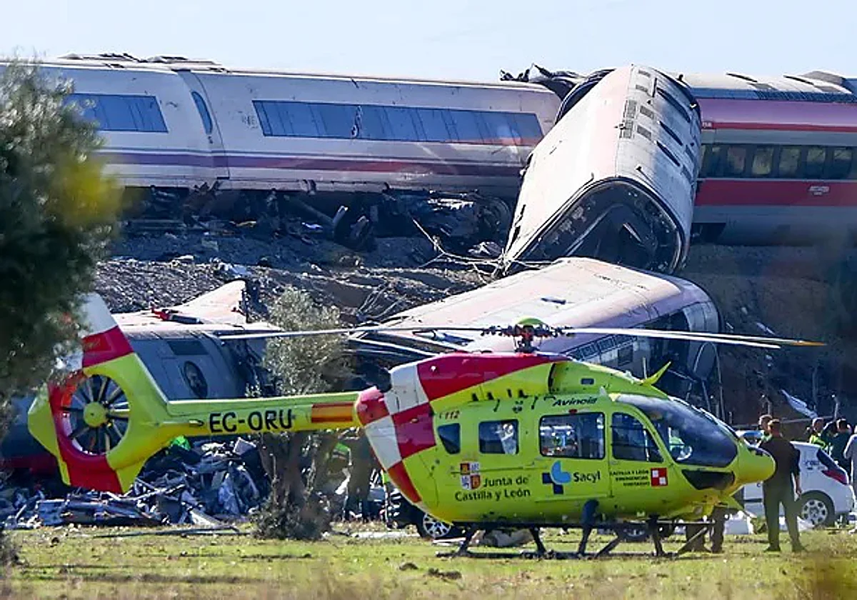 Imagen de archivo de un accidente ferroviario