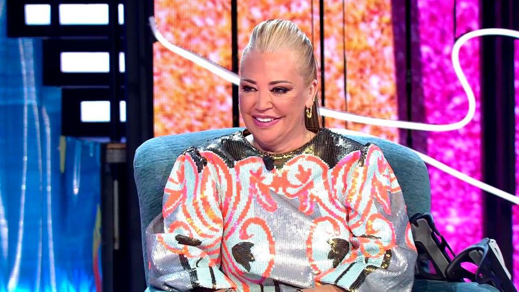 Belén Esteban en un programa de Telecinco