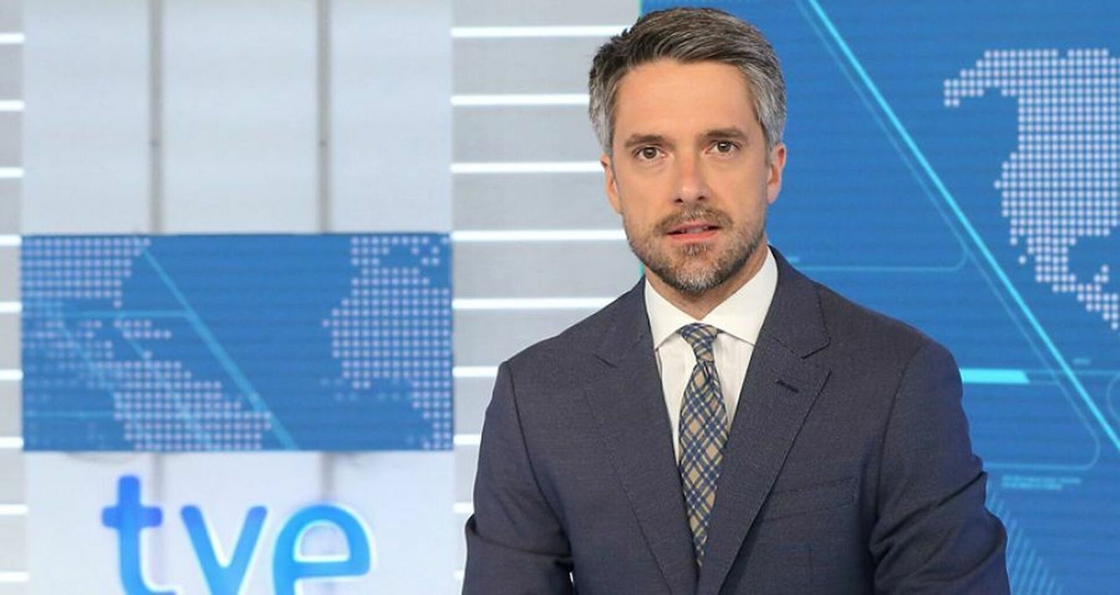 Carlos Franganillo durante su etapa en TVE, imagen de archivo