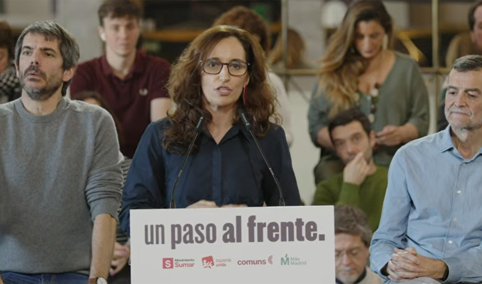 Mónica García en un acto político