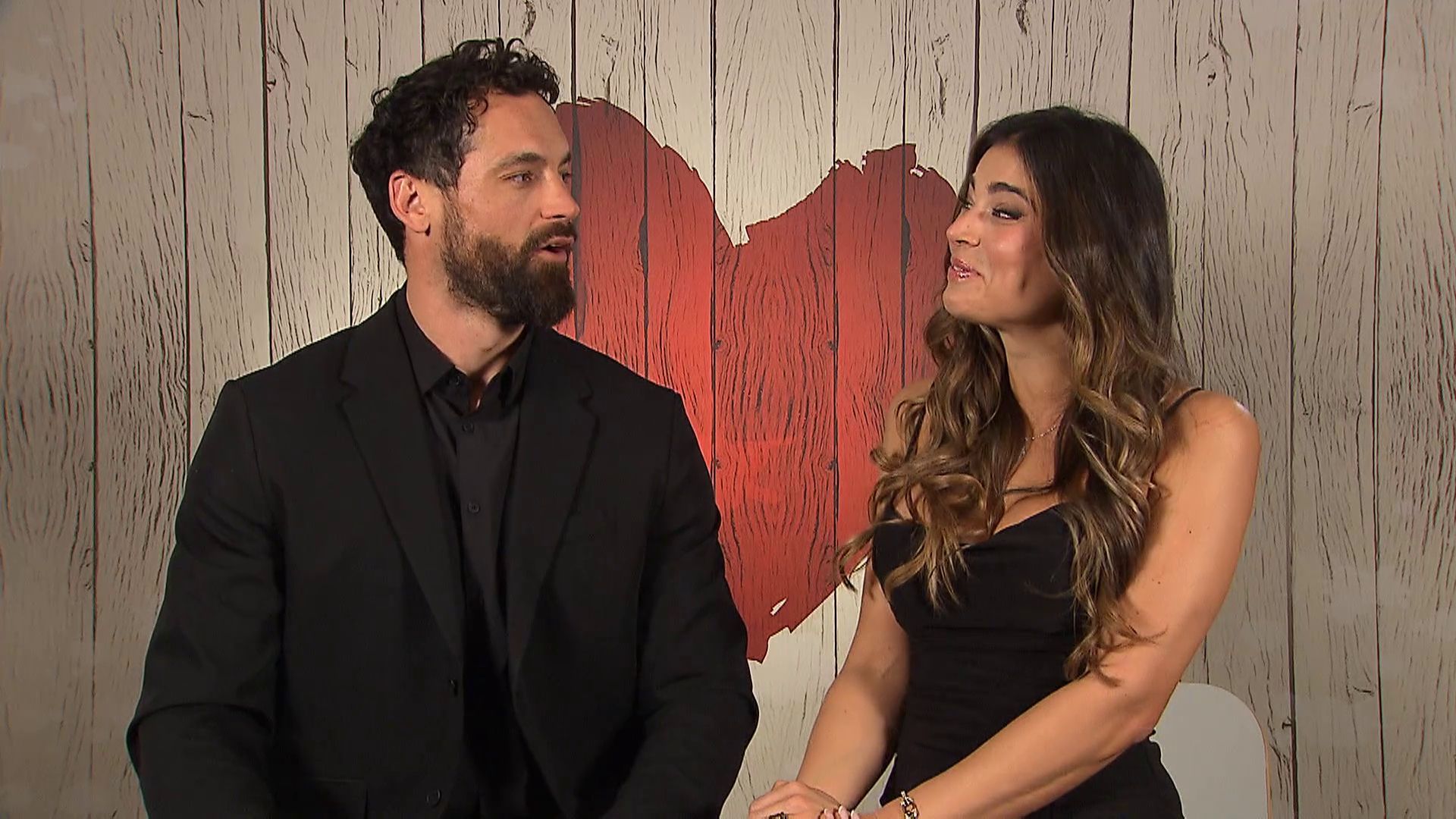 Lidia Santos y Cristian en First Dates, imagen de archivo
