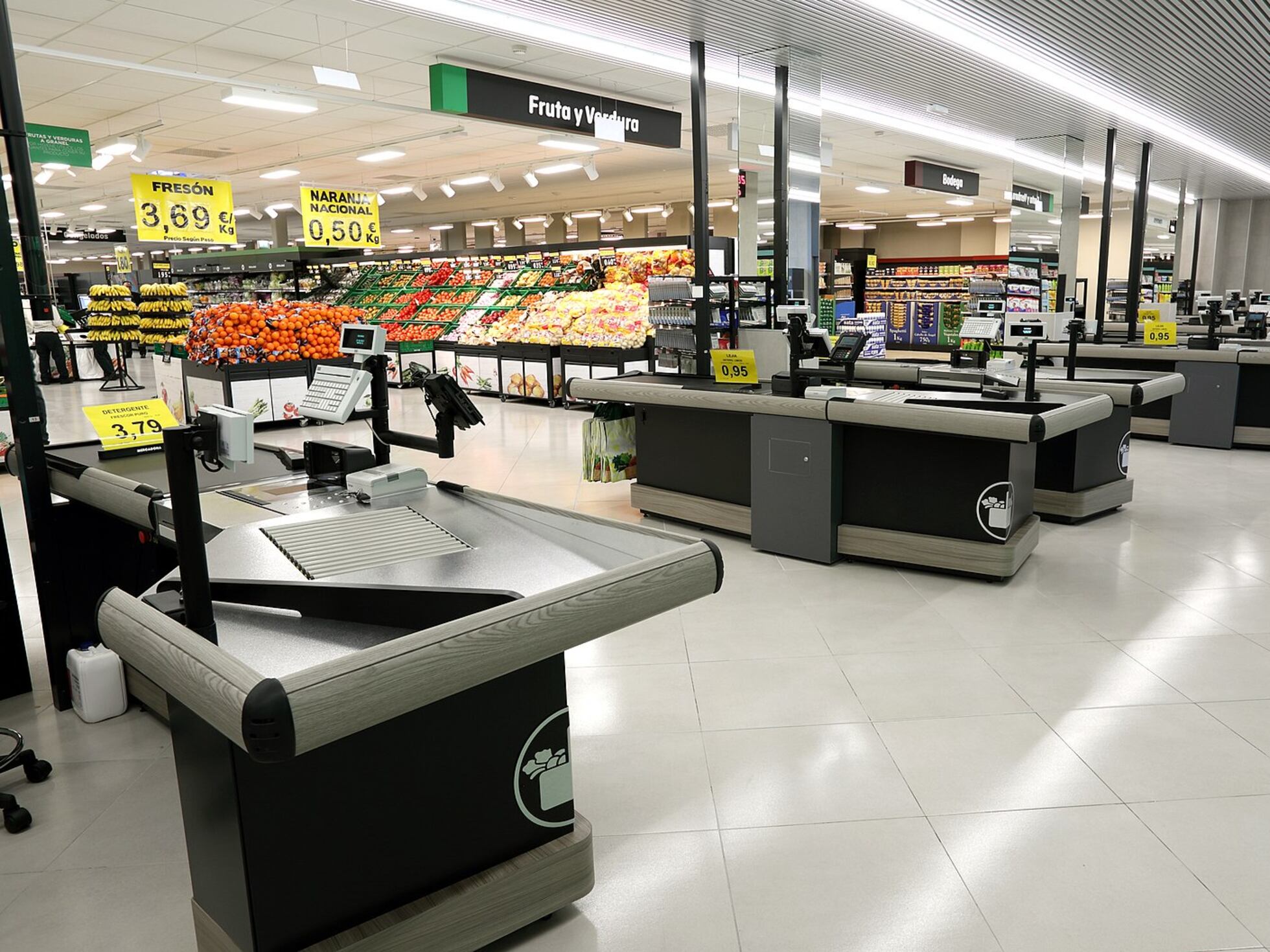 Supermercado Mercadona, imagen de archivo