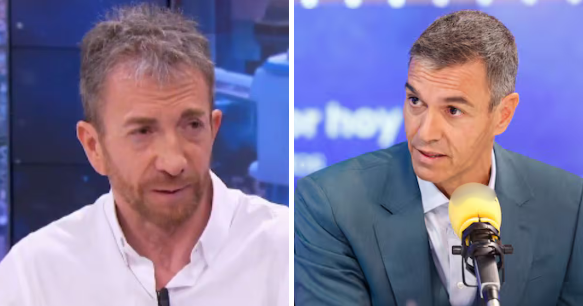 Montaje de Pablo Motos y Pedro Sánchez