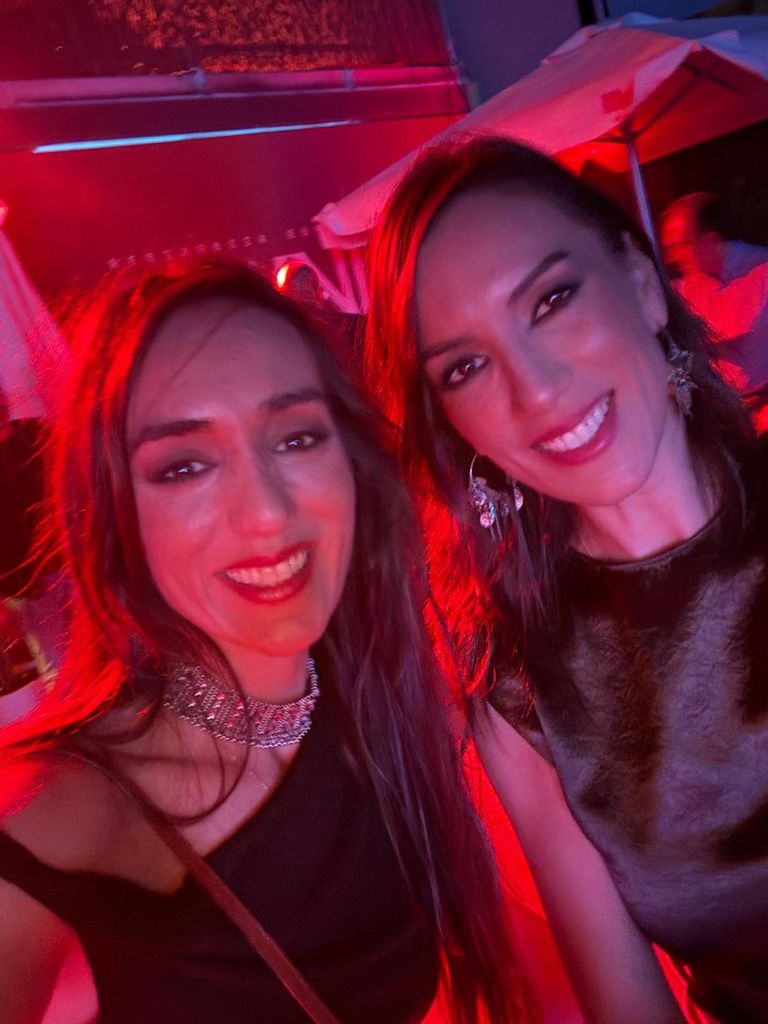 Patricia Pardo y Tamara posan juntas
