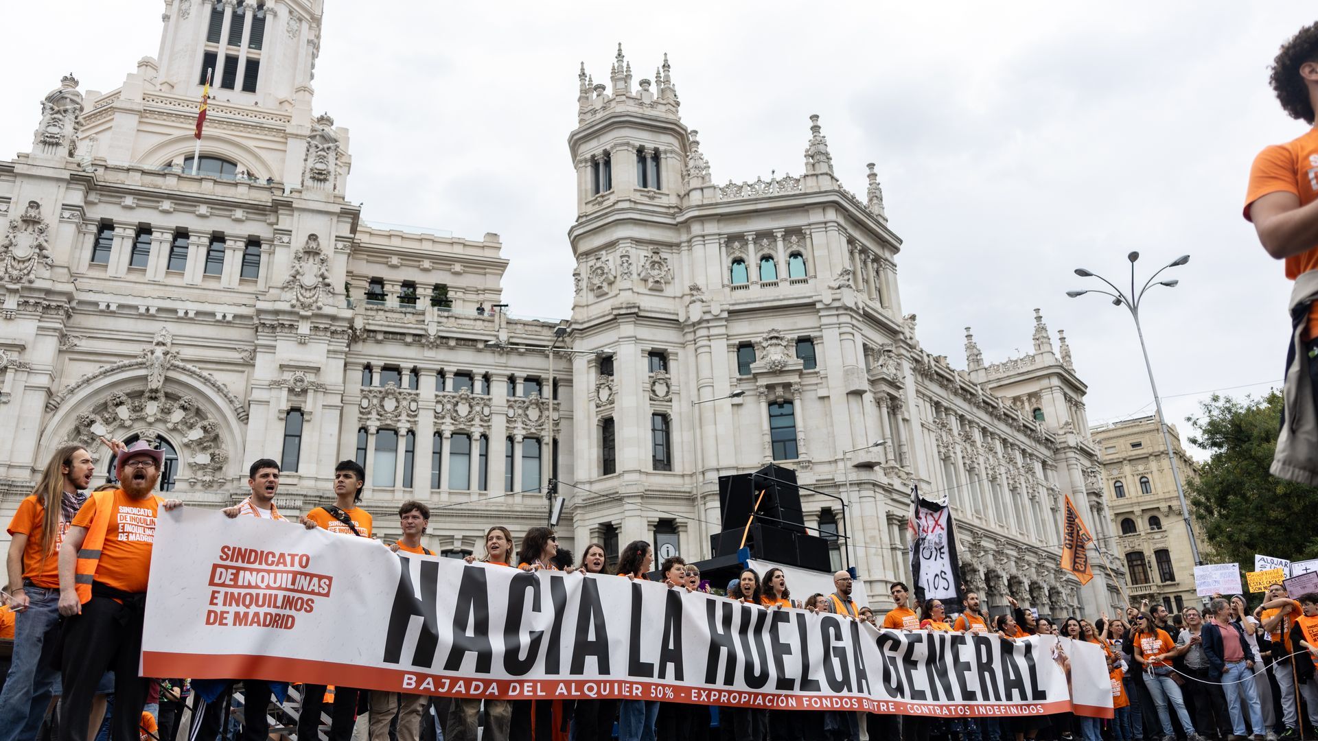 Manifestación por el derecho a la vivienda
