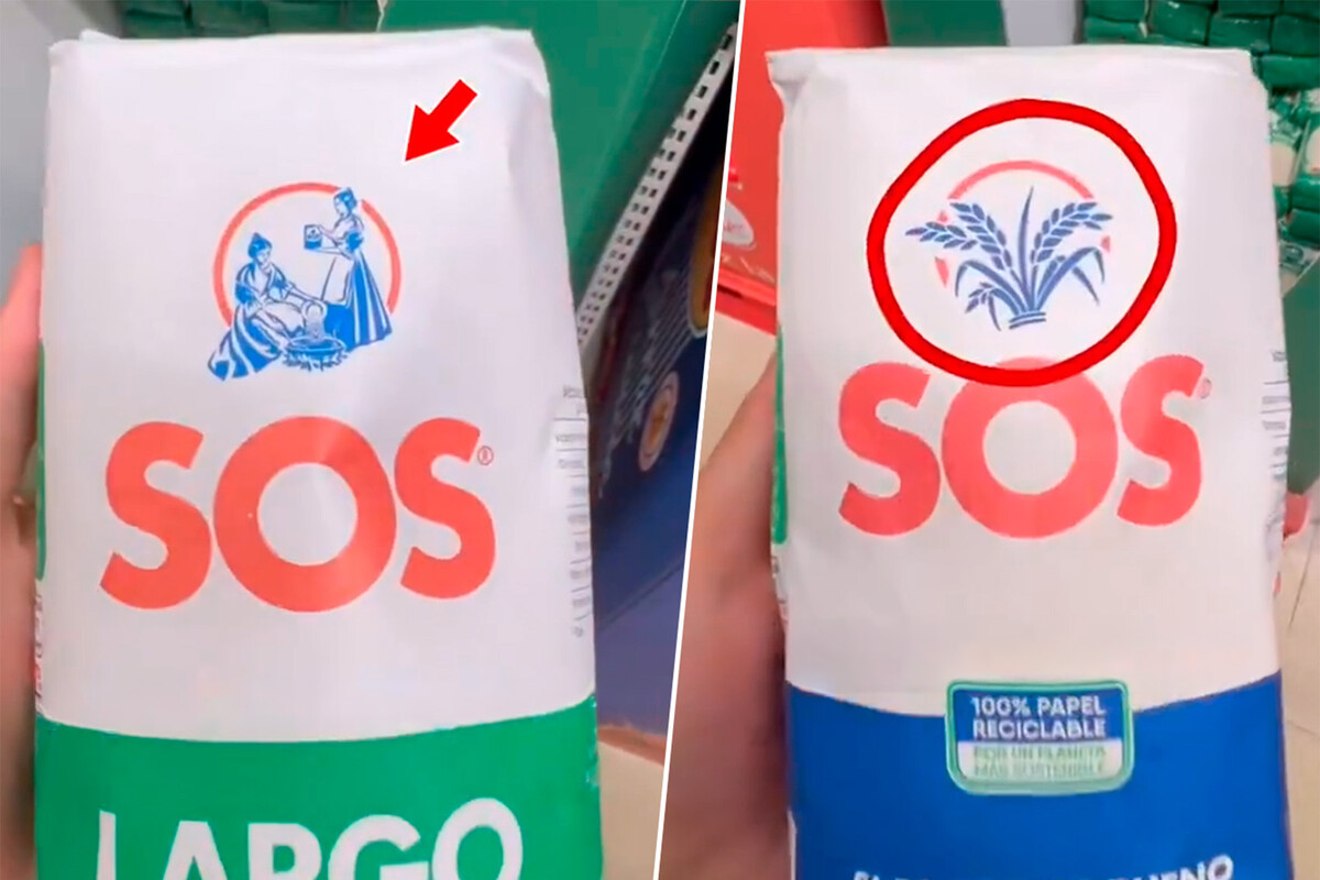 Comparativa de los envases SOS antes y después de retirar las falleras